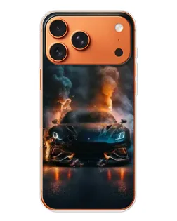 Чохол для Apple iPhone 18 Pro з картинкою «Lamborghini димна естетика»