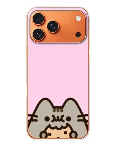 Чохол для Apple iPhone 18 Pro з картинкою «Pusheen та печиво»