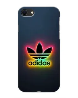 Чохол для iPhone 8 з картинкою «Неоновий Adidas»
