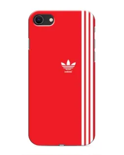 Чохол для iPhone 8 з картинкою «Червоний мінімалізм Adidas»