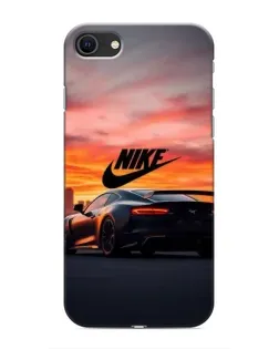 Чохол для iPhone 8 з картинкою «Nike та суперкар»
