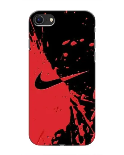 Чехол для iPhone 8 с картинкой «Красные брызги Nike» Чехол для iPhone 8 с картинкой «Красные брызги Nike»