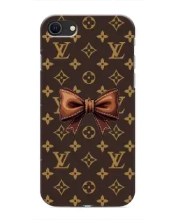 Чохол для iPhone 8 з картинкою «LV з бантом»