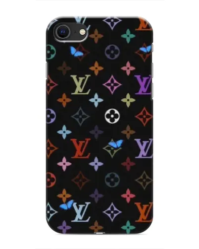 Чохол для iPhone 8 з картинкою «Кольорова монограма LV» Чохол для iPhone 8 з картинкою «Кольорова монограма LV»