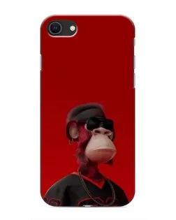 Чохол для iPhone 8 з картинкою «Bored Ape в червоному»