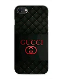 Чохол для iPhone 8 з картинкою «Gucci — стьобаний чорний»
