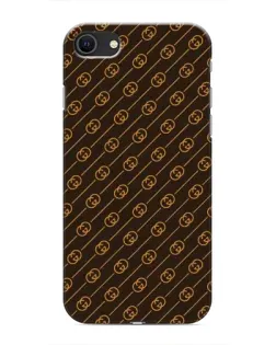 Чохол для iPhone 8 з картинкою «Gucci — золоті діагоналі»