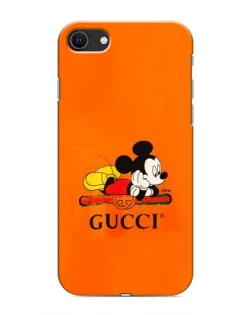 Чохол для iPhone 8 з картинкою «Міккі Маус Gucci — помаранч»