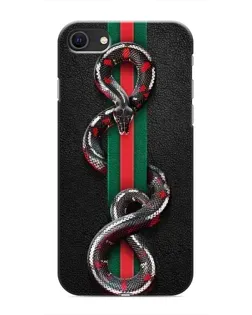 Чохол для iPhone 8 з картинкою «Gucci — змія на смузі»
