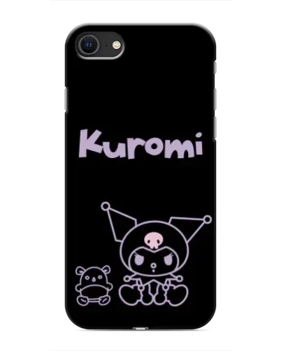 Чохол для iPhone 8 з картинкою «Kuromi — чорний мінімалізм» Чохол для iPhone 8 з картинкою «Kuromi — чорний мінімалізм»