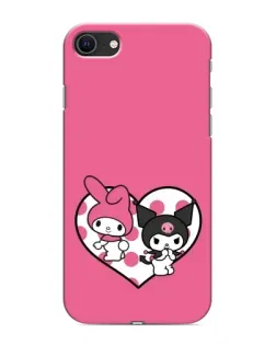 Чохол для iPhone 8 з картинкою «Kuromi та My Melody»