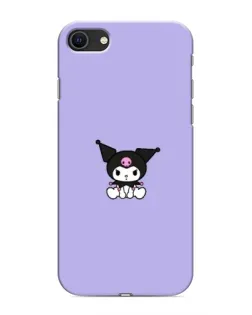 Чохол для iPhone 8 з картинкою «Kuromi — фіолетовий мінімалізм»
