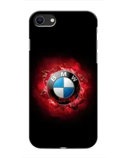 Чохол для iPhone 8 з картинкою «Логотип BMW — спалах»