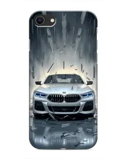 Чохол для iPhone 8 з картинкою «BMW у світлі фар»