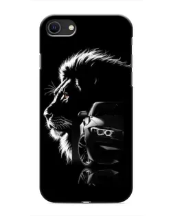 Чохол для iPhone 8 з картинкою «BMW та лев»