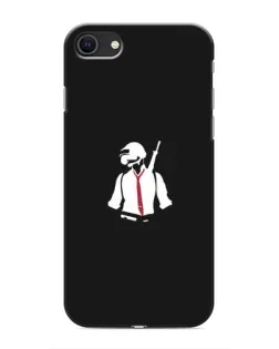 Чохол для iPhone 8 з картинкою «PUBG — силует воїна»