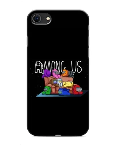 Чохол для iPhone 8 з картинкою «Логотип Among Us»