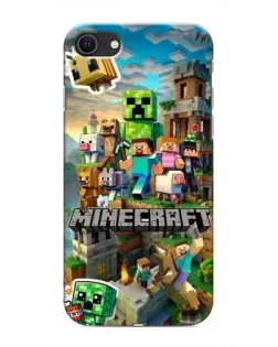 Чохол для iPhone 8 з картинкою «Замок Minecraft»
