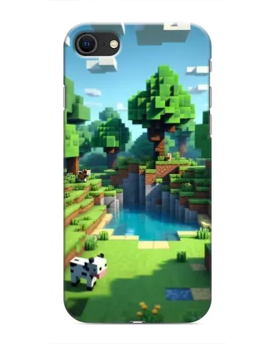 Чохол для iPhone 8 з картинкою «Minecraft літній день»