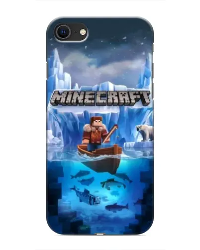 Чохол для iPhone 8 з картинкою «Minecraft льодянийсвіт»