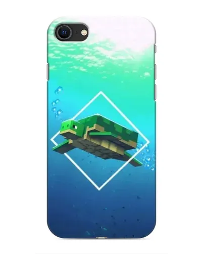 Чохол для iPhone 8 з картинкою «Черепаха Minecraft»