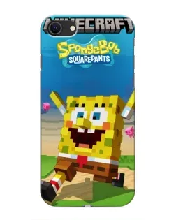 Чохол для iPhone 8 з картинкою «Губка Боб Minecraft» Чохол для iPhone 8 з картинкою «Губка Боб Minecraft»