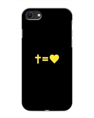 Чохол для iPhone 8 з картинкою «Серце та Хрест»
