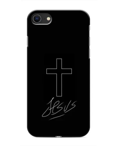 Чехол для iPhone 8 с картинкой «Графический крест Jesus» Чехол для iPhone 8 с картинкой «Графический крест Jesus»