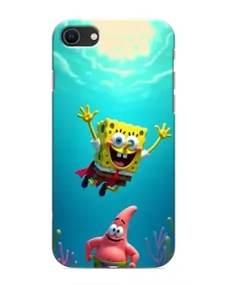 Чохол для iPhone 8 з картинкою «Спанч Боб під водою»