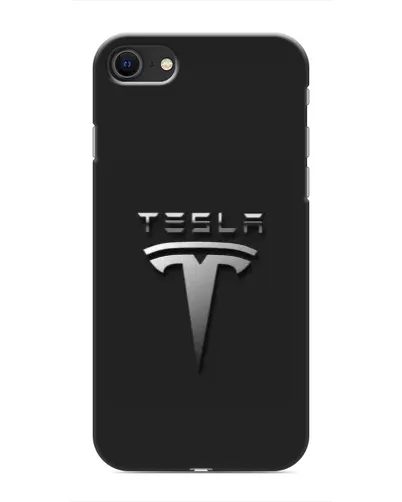 Чохол для iPhone 8 з картинкою «Сталевий логотип Tesla» Чохол для iPhone 8 з картинкою «Сталевий логотип Tesla»