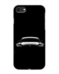 Чохол для iPhone 8 з картинкою «Фари Tesla Night»