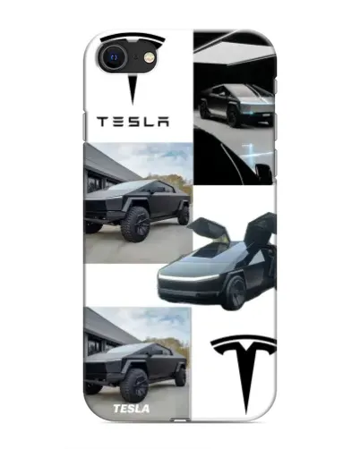 Чохол для iPhone 8 з картинкою «Колаж Cybertruck Tesla» Чохол для iPhone 8 з картинкою «Колаж Cybertruck Tesla»