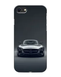 Чехол для iPhone 8 с картинкой «Mercedes на черном»