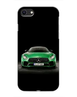 Чохол для iPhone 8 з картинкою «Mercedes — неоновий лого»