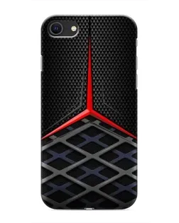 Чохол для iPhone 8 з картинкою «Mercedes Carbon Grid»