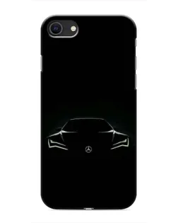 Чохол для iPhone 8 з картинкою «Mercedes — силует авто»