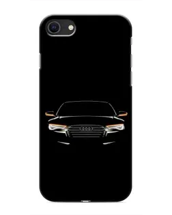 Чохол для iPhone 8 з картинкою «Audi — нічний контур»