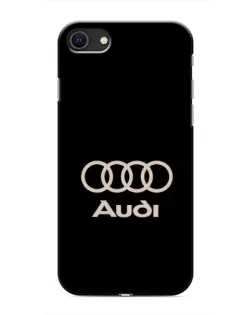 Чохол для iPhone 8 з картинкою «Audi — золотий логотип»