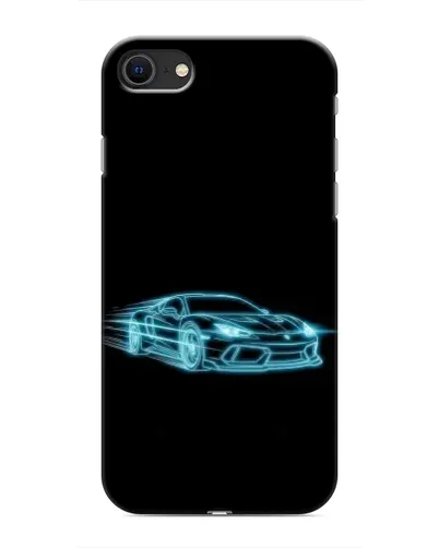 Чохол для iPhone 8 з картинкою «Неоновий контур Lamborghini»