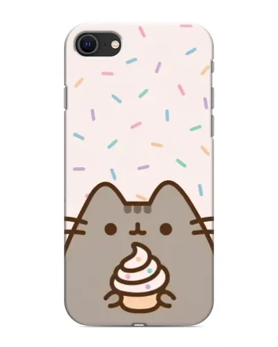Чохол для iPhone 8 з картинкою «Пушин з кексом»