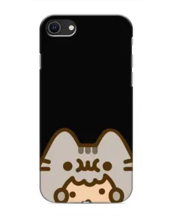Чохол для iPhone 8 з картинкою «Пушин на чорному»