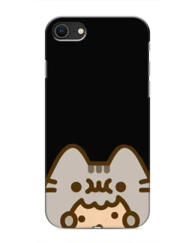 Чохол для iPhone 8 з картинкою «Пушин на чорному»