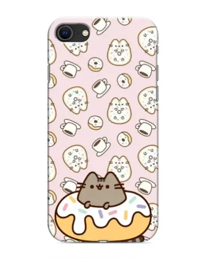 Чохол для iPhone 8 з картинкою «Пушин на пончику»