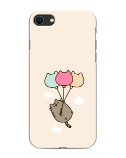 Чехол для iPhone 8 с картинкой «Пушин на шариках»