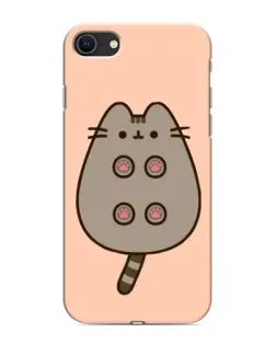 Чохол для iPhone 8 з картинкою «Пушин пузиком догори»