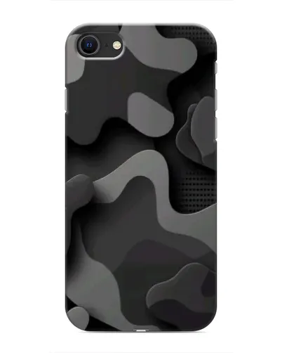 Чохол для iPhone 8 з картинкою «Темний абстрактний камуфляж»
