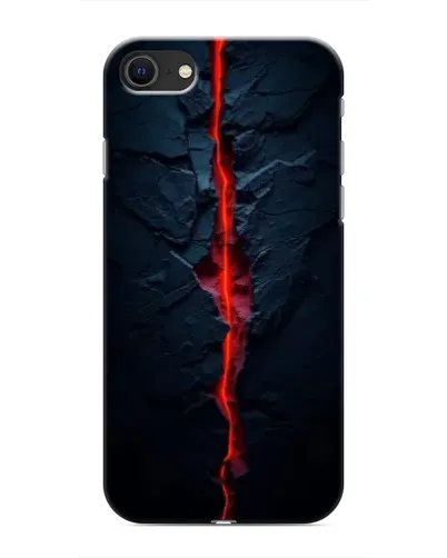 Чохол для iPhone 8 з картинкою «Червона лавова тріщина»