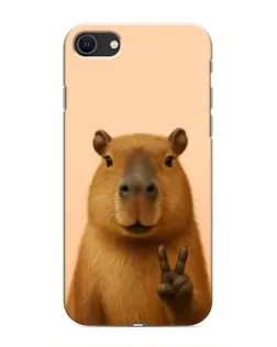 Чохол для iPhone 8 з картинкою «Капібара вікторія»