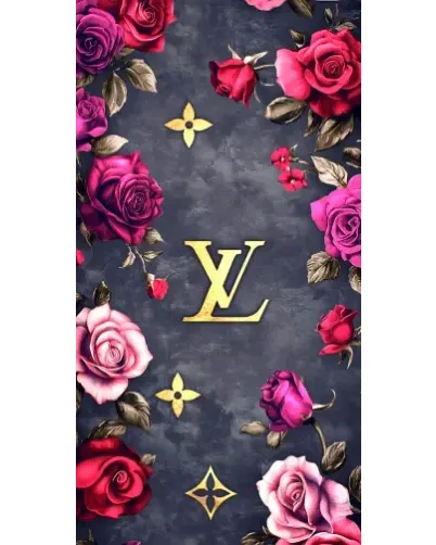 Чохол для Apple iPhone Duo з картинкою «Квітковий Louis Vuitton»