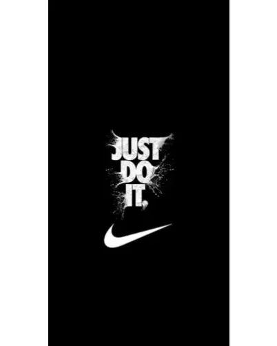 Чехол для Apple с картинкой «Текстовый принт Nike»